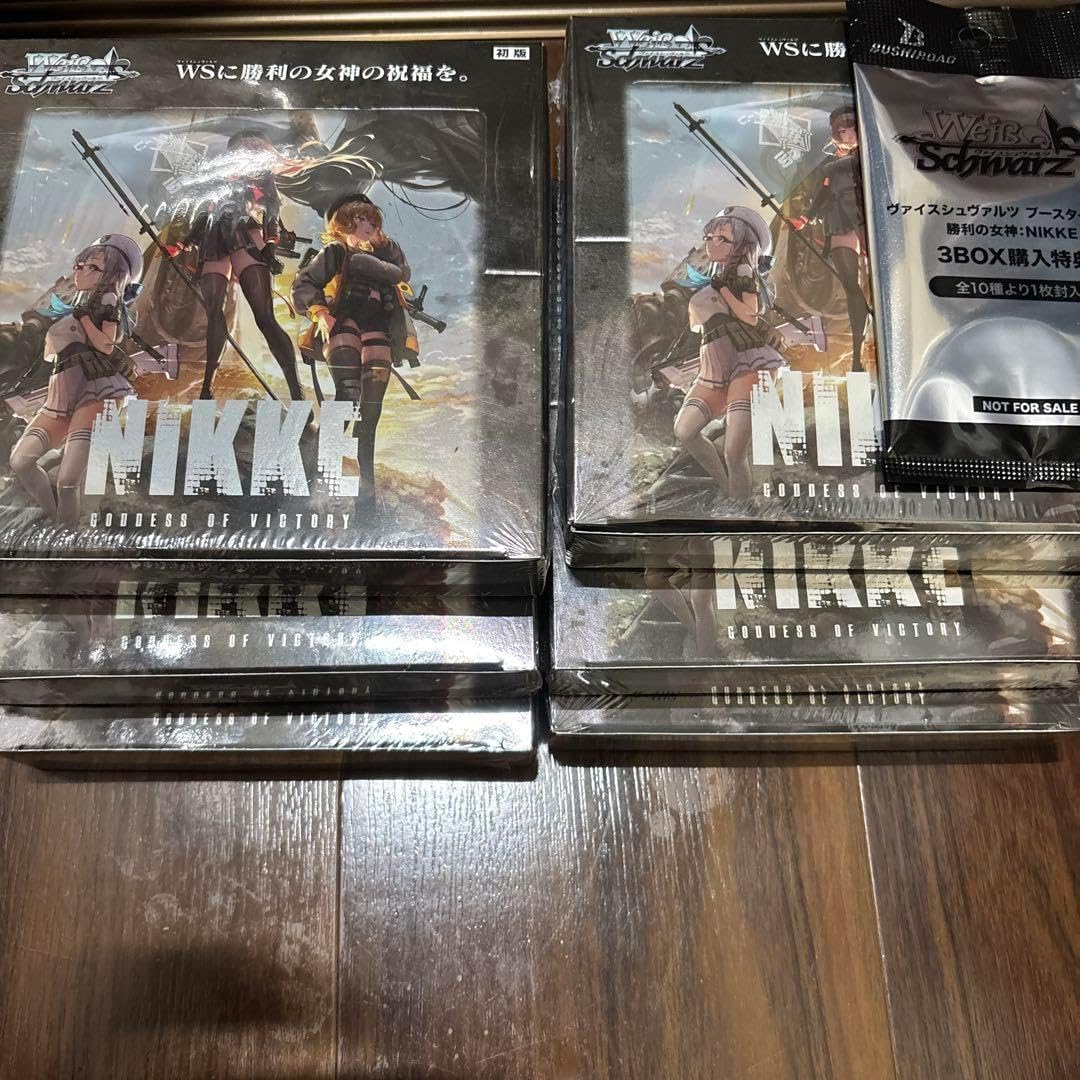 ヴァイスシュヴァルツ　勝利の女神NIKKE　シュリンク付き　6BOX　プロモ付き ヴァイスシュヴァルツ 勝利の女神NIKKE シュリンク付き 6BOX